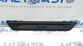 Door sill trim front right outer BMW 3 F30 12-18 black, scratches