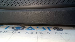 Door trim card front right Chevrolet Camaro 16- black, armrest leather, scratches, abrasions, bump