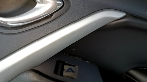 Door trim card front right Chevrolet Camaro 16- black, armrest leather, scratches, abrasions, bump