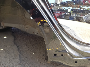 Quarter wing rear right Hyundai Sonata 15-19 black on the body, bump, dent
