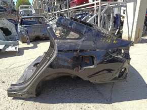 Quarter wing rear left Hyundai Sonata 15-19 black on the body, pokes