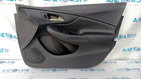 Door trim card front right Chevrolet Volt 16 - black, with black insert leather, scratches, abrasions