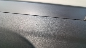 Door trim card front right Chevrolet Cruze 11-15, black, with gray insert, leather armrest, scratches