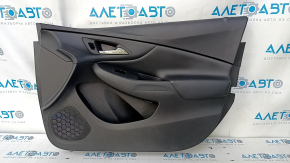 Door trim card front right Chevrolet Volt 16- black, with black insert leather, scratches