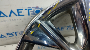 Wheel disk R17 Lexus ES300h 13-15 prerest, chrome, curb, corrosion
