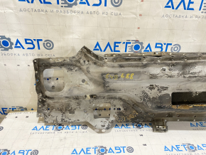 Jeep Compass 17 rear panel - 2 parts, black, dented fastening, burnt