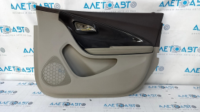 Door trim card front right Chevrolet Volt 11-15 gray, with graphite insert, scratches, nicks, abrasions, dents