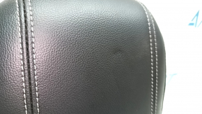 Headrest rear left Ford Explorer 11-19 leather black, dented