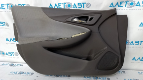 Door trim card front left Chevrolet Malibu 16- gray cloth, for dry cleaning, scratches, tear, dent