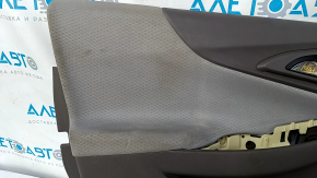 Door trim card front left Chevrolet Malibu 16- gray cloth, for dry cleaning, scratches, tear, dent
