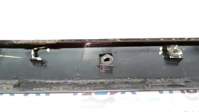 Left windshield pillar trim Ford Explorer 16-19 black gloss, scratches, broken fastener