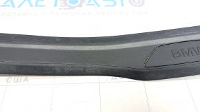 Door sill trim rear right outer BMW 3 F30 12-18 black, broken fasteners, scratches