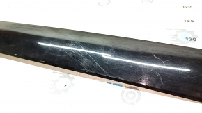 Right windshield pillar trim Ford Explorer 16-19 black gloss, scratches, broken fastener