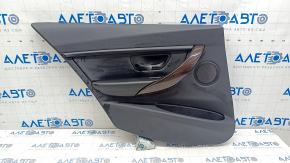 Door trim card rear left BMW 3 F30 12-18 black, scratches, bumps