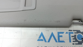Right visor BMW 3 F30 4d 15-18 gray, without hook, dry cleanable