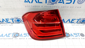 Light outer wing left BMW 3 F30 12-15 worn, crack in glass