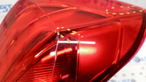 Light outer wing left BMW 3 F30 12-15 worn, crack in glass