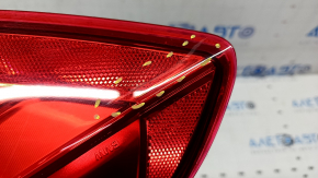 Light outer wing left BMW 3 F30 12-15 worn, crack in glass