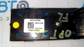 Front left window lift control Kia Optima 11-15 1 auto down, broken mount