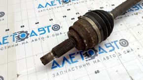 Drive axle shaft front right Jeep Patriot 11-17 AWD without shaft, torn boot, rusty