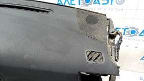 Dashboard front panel with AIRBAG Toyota Highlander 14-19 black, driftwood, for cleaning, rusty squib