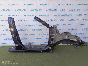 Front right quarter Toyota Rav4 19 - sawn off, with central pillar, black, painted, pokes