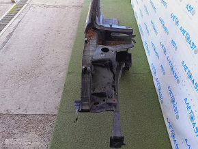 Front right quarter of Hyundai Sonata 15-19 sawed off, with central pillar, black, butts
