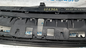 Bumper front bare lower part VW Atlas 18-20 prerest, structure, burned, scratches, non-factory holes
