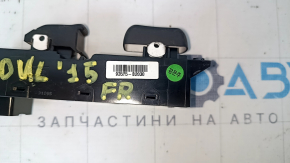 Front right window lift control Kia Soul 14-18 black, auto