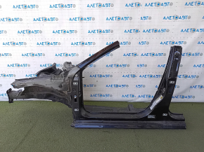 Front left quarter VW Passat b8 16-19 USA sawed off, with central pillar, black, bumps, dented threshold