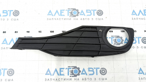 Frame grille fog light left BMW 3 F30 12-15 closed, sand