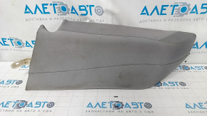 Rear seat side panel left Honda Accord 18-22 gray, cloth, scuffs, needs cleaning