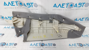 Rear seat side panel left Honda Accord 18-22 gray, cloth, scuffs, needs cleaning