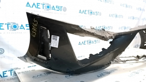 Front bare bumper Hyundai Sonata 20- US SEL, SEL Plus, Limited without parking sensors, graphite, burned, broken mount