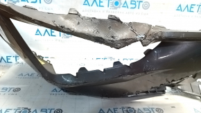 Front bare bumper Hyundai Sonata 20- US SEL, SEL Plus, Limited without parking sensors, graphite, burned, broken mount