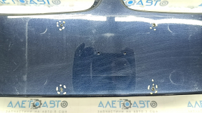 Bare front bumper BMW 3 F30 12-15 without parking sensors, without washers, blue, scratches, dented, non-factory holes