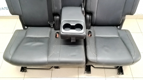 Rear row of seats 2nd row Toyota Highlander 17-19 leather black, dry cleanable