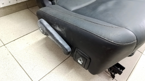 Rear row of seats 2nd row Toyota Highlander 17-19 leather black, dry cleanable