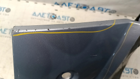 Bare rear bumper upper part Audi Q5 80A 18-20 for parking sensors, silver, with fastening, burned, scratches
