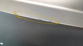 Bare rear bumper upper part Audi Q5 80A 18-20 for parking sensors, silver, with fastening, burned, scratches