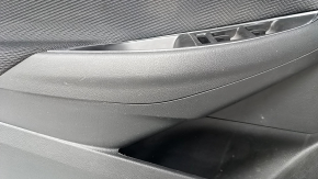 Door trim card front left Chevrolet Cruze 16- black, cloth, scuffs, scratches