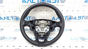 Bare steering wheel Ford Fusion mk5 13-20 rubber, black, broken fasteners