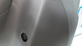 Door trim card front left Kia Sorento 10-15 gray, armrest leather, trim wood, scratches, abrasions