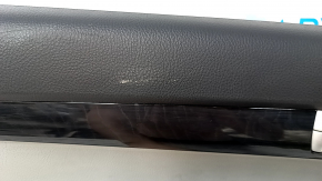 Door trim card front left Kia Sorento 10-15 gray, armrest leather, trim wood, scratches, abrasions