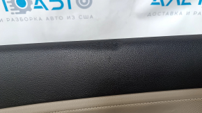 Door trim card front right Kia Optima 11-15 beige leather, wood trim, Infinity, for re-upholstery, dents