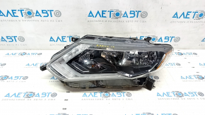Headlight front left Nissan Rogue 17- bare halogen