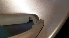 Door trim card front left Chevrolet Volt 11-15 black, with gold insert, armrest leather, BOSE, scratches, chip on insert