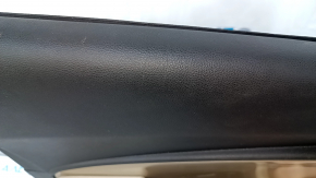 Door trim card front left Chevrolet Volt 11-15 black, with gold insert, armrest leather, BOSE, scratches, chip on insert