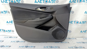 Door trim card front left Chevrolet Cruze 16- black, cloth, scuffs, scratches, for cleaning