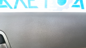 Door trim card front right Kia Optima 11-15 beige, with beige insert cloth, gray overlay, leather armrest, for cleaning, butt